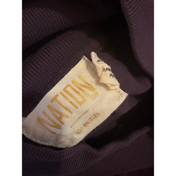 Nation LTD Lisa Long-Sleeve Mock-Neck Mini Dress Medium - Picture 4 of 9